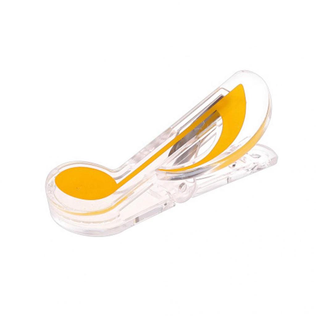 Plastic Music Sheet Book Page Food Bag Clips Student Stationery 5PCS