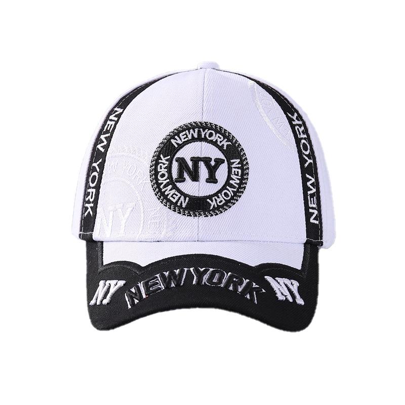 D Embroidery Letter Hard Top Baseball Cap Male and Female Couples Casual Shade Cap Fishing Hat