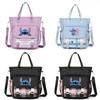 Lilo Stitch Kids Canvas Shoulder Bag With Colorful Print For Daily Use