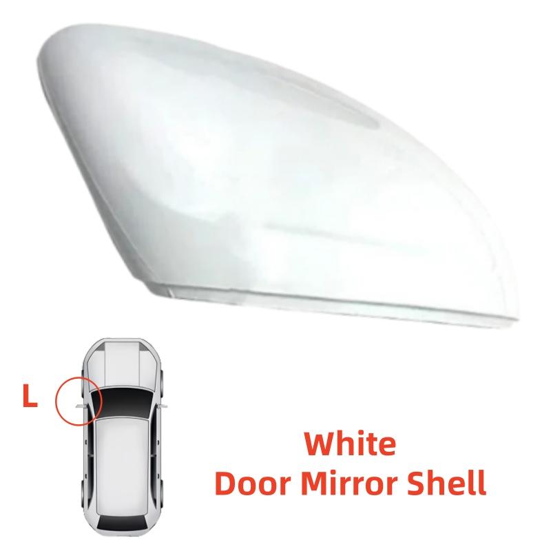ABS plastic Car Black Rearview Accessories Door Mirror Shell For CITROEN C3 2016 2017 2018 White Car Decoration
