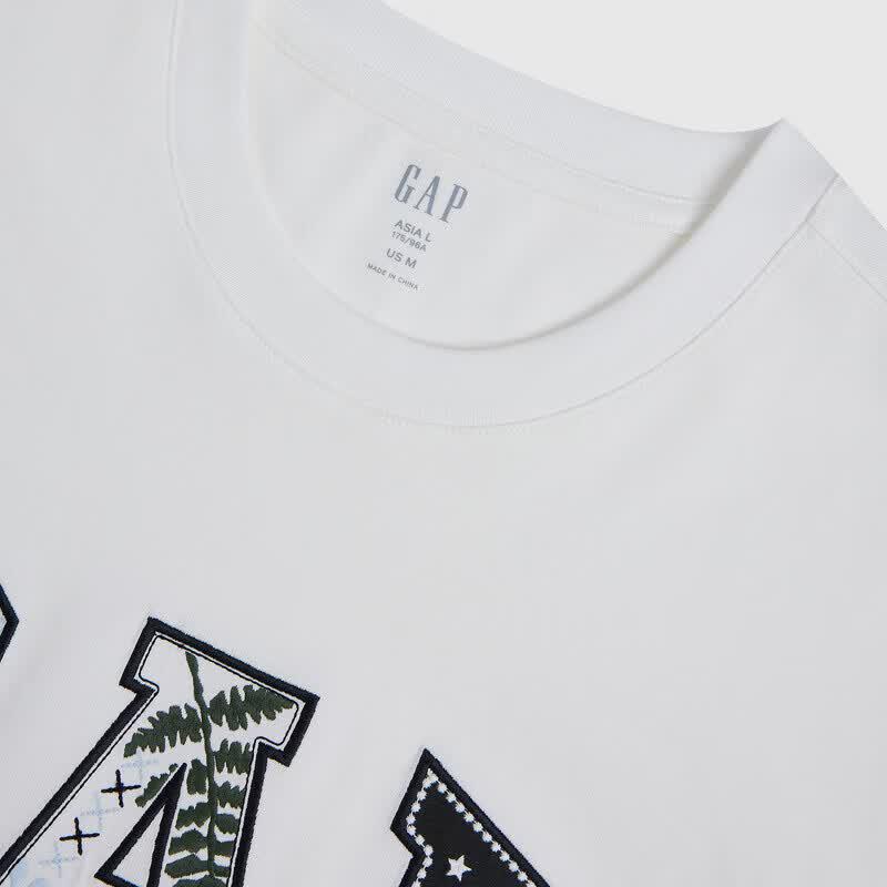 Gap Unisex Logo Embroidered Loose Fit T-Shirt