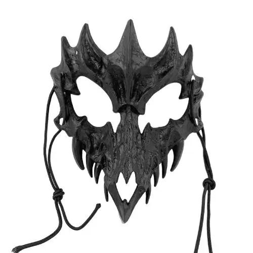 Halloween Cosplay Costume Kit Animal Dragon God Tengu Mask Terrifying Yasha Costume for Men Women Party Anime Cos