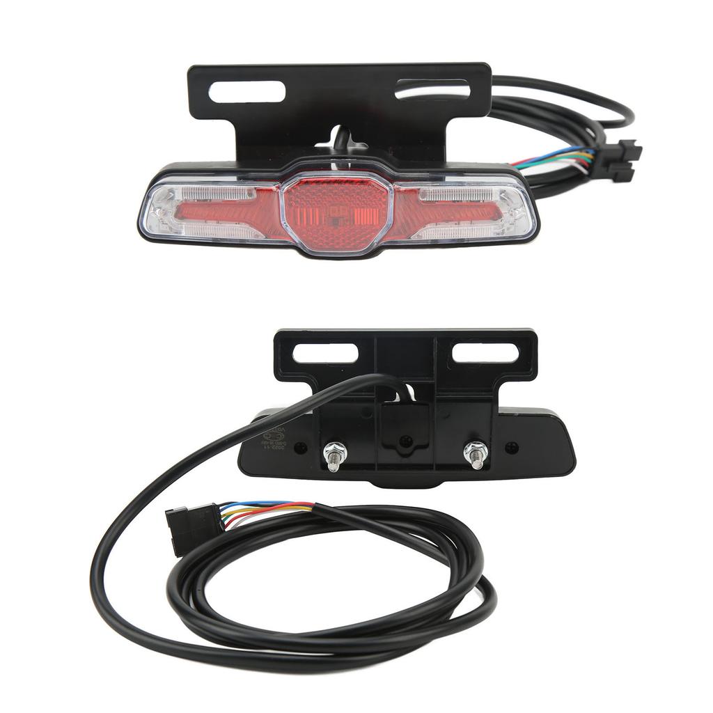 Electric Bike Taillight LED ABS Night Tail Light Turning Signal Light 24?48V for Riding