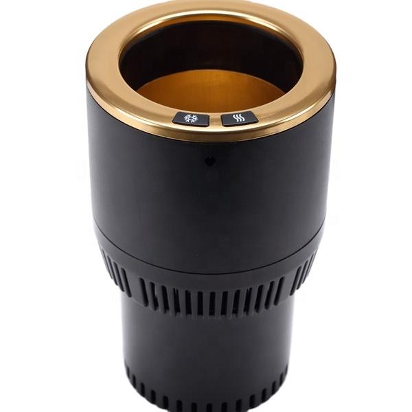 Hot Sale Gift Set Smart Cooler Warmer Car Cup Mug Holder Car Accessories Auto Cooling and Heating Cup Holder Coffee Mug Cup чёрный
