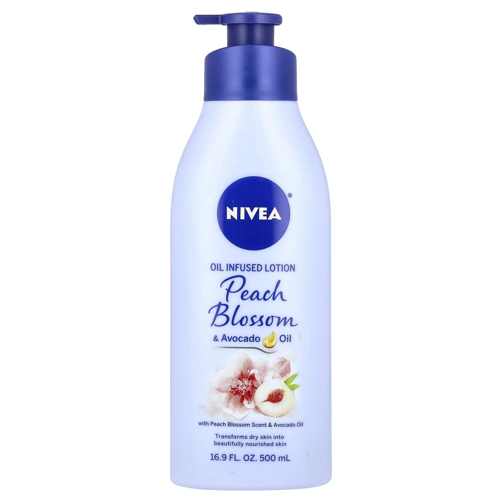 Oil-Infused Lotion, Peach Blossom & Avocado Oil, 500 Ml (16.9 Fl Oz)
