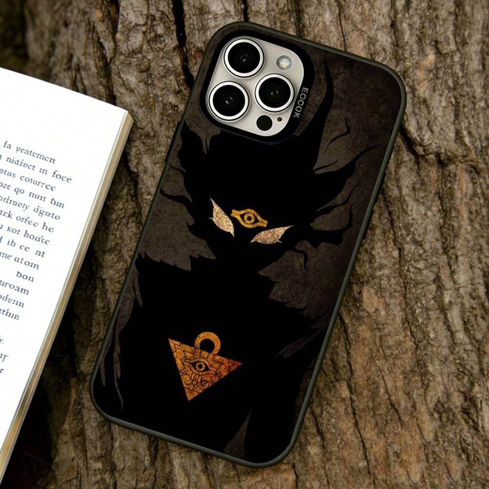 Yu-Gi-Oh Phone Case For iPhone 17,16,15,14,13,12,11 Plus,Pro Max,XS,Colored Silver Plated Inside Cover