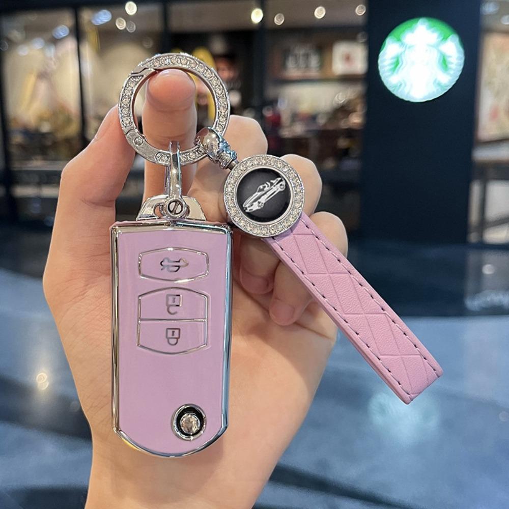 2/3 Buttons TPU Flip Folding Remote Car Key Case Fob For MAZDA 3 5 6 Series M6 RX8 MX5 Shell Hold