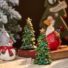 Christmas Stereo Wooden Tree Scene Layout Xmas Tree Ornaments DIY New Year Gifts Navidad New Year Desktop Decorations Supplies