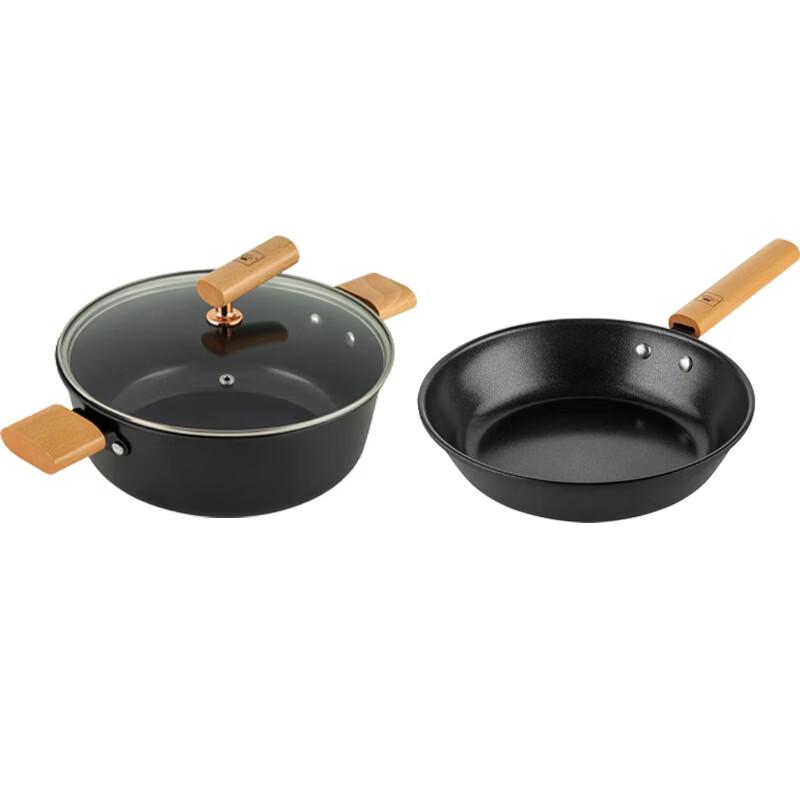 Corning Youziwei Soup Pot & Frying Pan Set