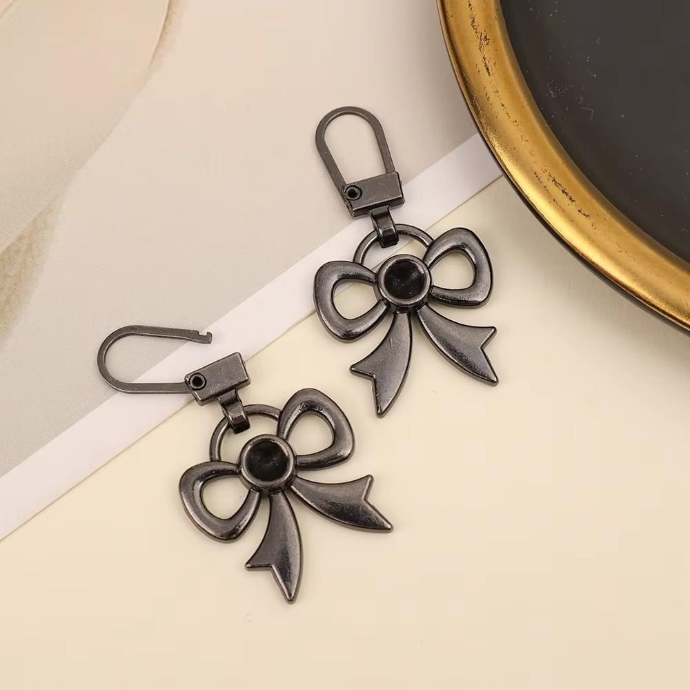 10pcs Detachable Metal Zipper Butterfly Bow Zipper Slide Replacement Zipper Head Replacement Kits