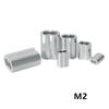 500pcs 2mm M2 Sleeves Aluminum Oval Double Hole 8 Shape Ferrules For Crimpling Wire Rope Cable Clamp