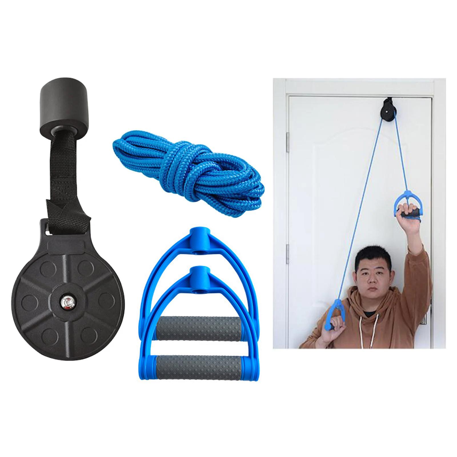 

Набор роликов для плеча и руки, дверной реабилитационный тренажер, подходит для домашних физических ротационных упражнений для восстановления и укрепления One Size