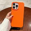 Niche High End Sense Suitable for IPhone17promax Solid Color Leather Pattern Apple 16 Mobile Phone Case 13 12 Soft Shell 11
