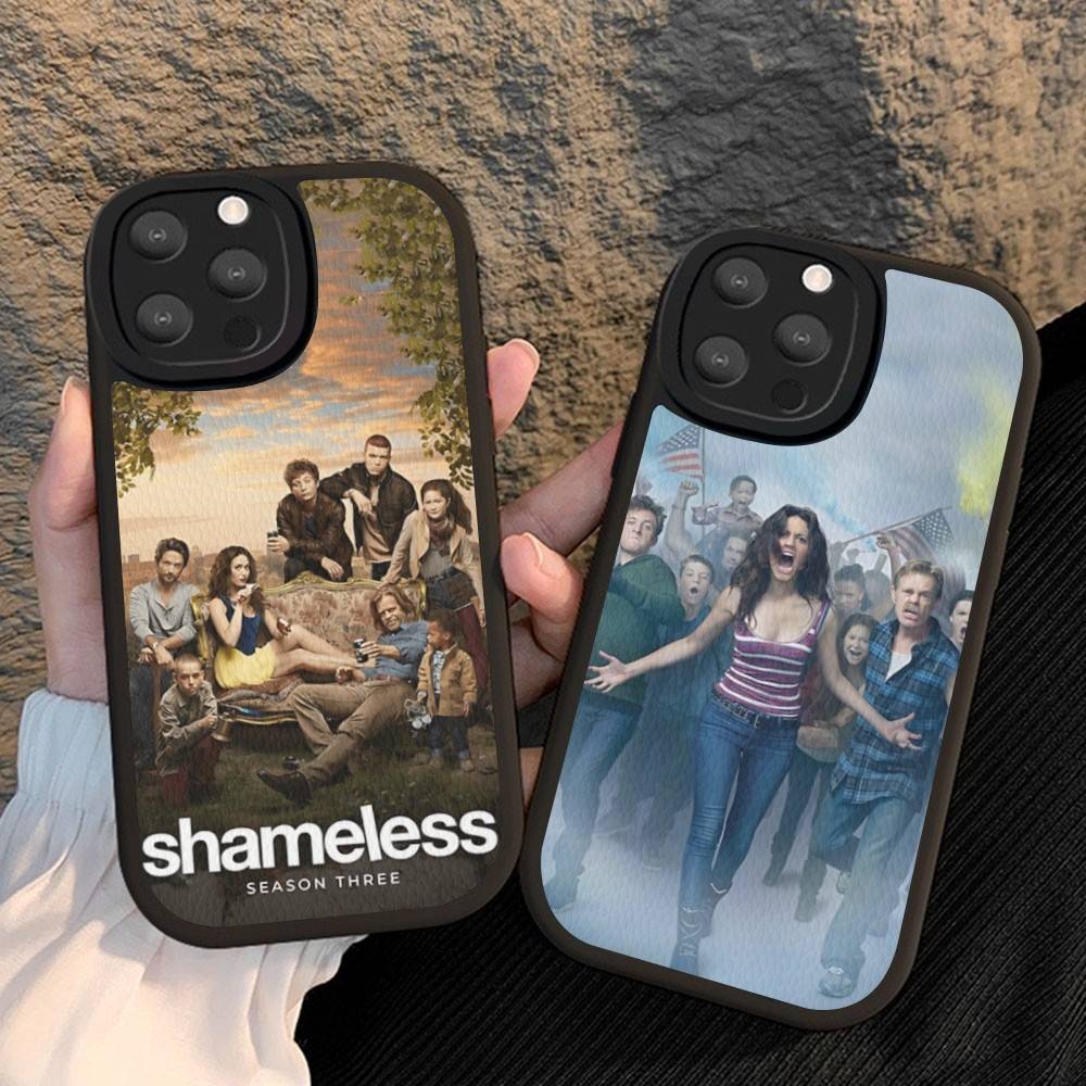 A Lively TV Series S-ShamelesS Leather Phone Case For IPhone 16 15 14 13 12 11 Pro Max Plus Shockproof Cover