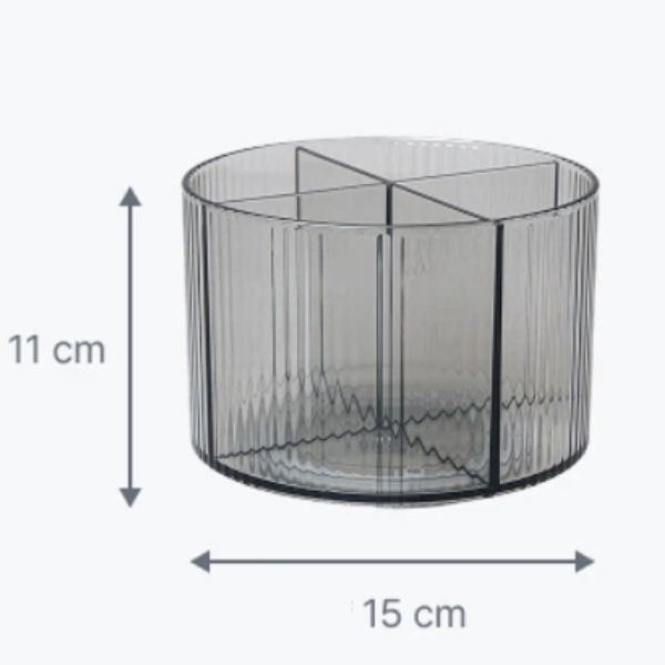 Chic Rotating Round  Organizer Set 4 Pieces