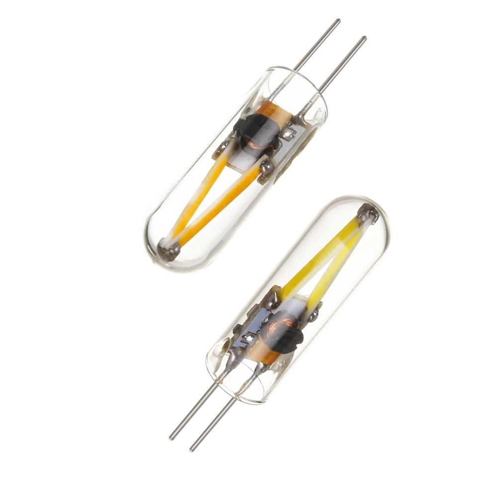 5PCS Mini G4 Led Light Bulbs Ac Dc 12V Filament Bulb Glass Lamps For Cool White 6000K Warm 3000K 3W Lamp Bombillas Cob Corn Home