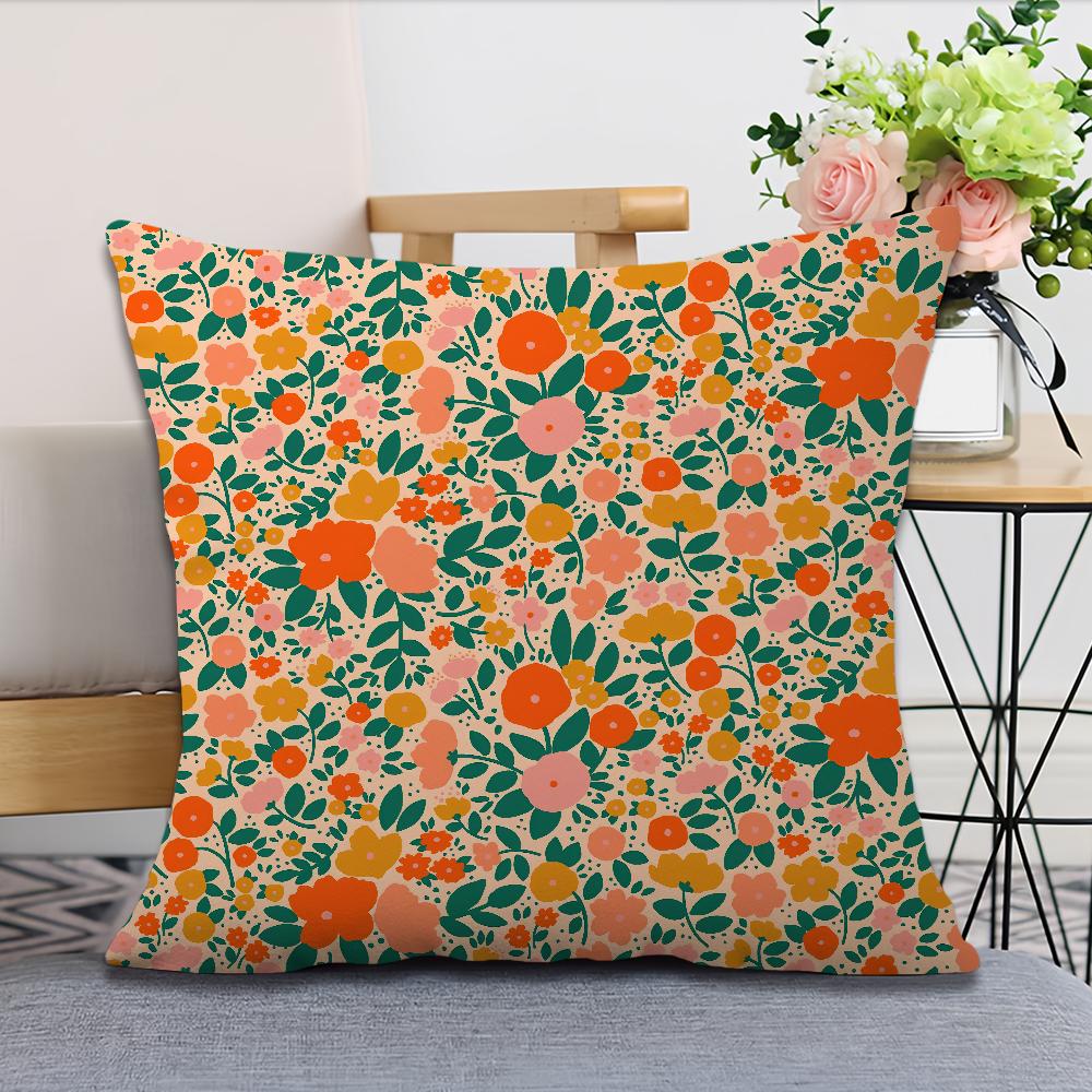 soft Comfortable Pillow Case for Sofa Living Room M-michelle P-parascandolo flowers Home office Decor Protective Covers