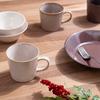 Aito Seisakusho Natural Color Mug Large 320ml Vanilla White Mino Ware Dishwasher Microwave Safe Made Japan 517326