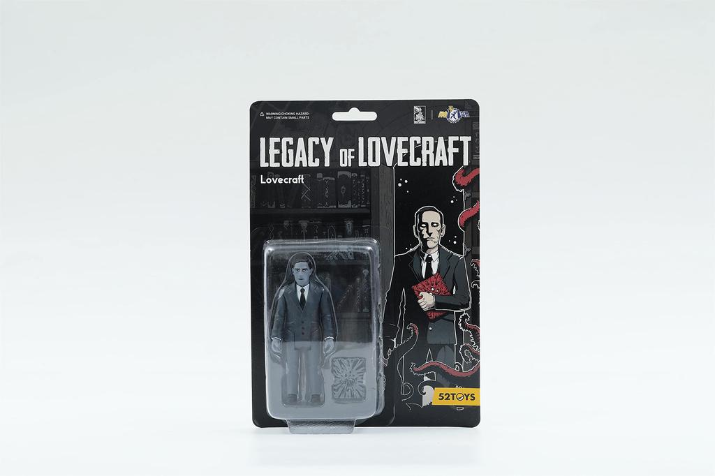 52TOYS Series Lovecraft Silent Film PVC ABS Painted Complete Figure 3.75 Lovecraft's Legacy Ver. &