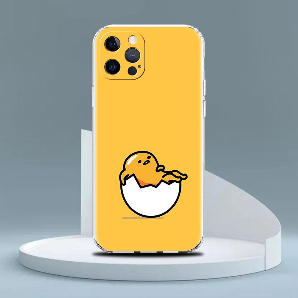 Gudetama Clear Case For Apple iPhone 14 11 13 12 Pro 7 8 Plus XR X XS Max 6 6S 14Pro Silicone Phone Cover