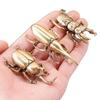 3 Stile verfügbar Käfer Miniaturfigur Kleine Schreibtischdekoration Vintage Kupfer Teetier Ornamente Heimdekorationszubehör