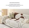 Fantasy Journey Four Seasons Non-slip Sofa Throw Cover, Cream Style, Simple Design