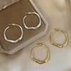 Stylish Hoop Earrings Accessory Fashionable Circle Earrings for Weddings Parties Stylish Big Hoop Earring Charm