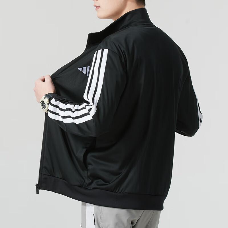 Adidas Sportswear Fitness Training Running Exercise Casual Wear Knitted Jacket Top