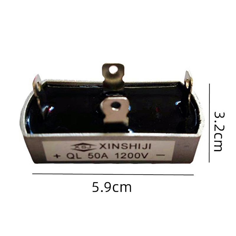 50A1200V Rectifier Single Phase 35A Brushless Generator Heat Sink Diode Bridge Group