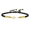 Gioiello Sportivo Minimalista in Acciaio Inossidabile con Intaglio Racchetta e Cordino Intrecciato Personalizzabile