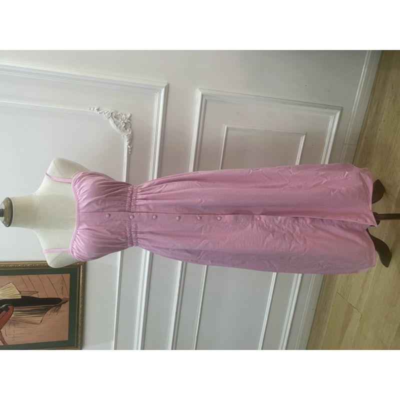 

2025 Summer New Fantasy Beautiful Girl Warm Soft Sling Dress Waist Hugging Slimming Vest Dress Paragraph 1 (color 1) L