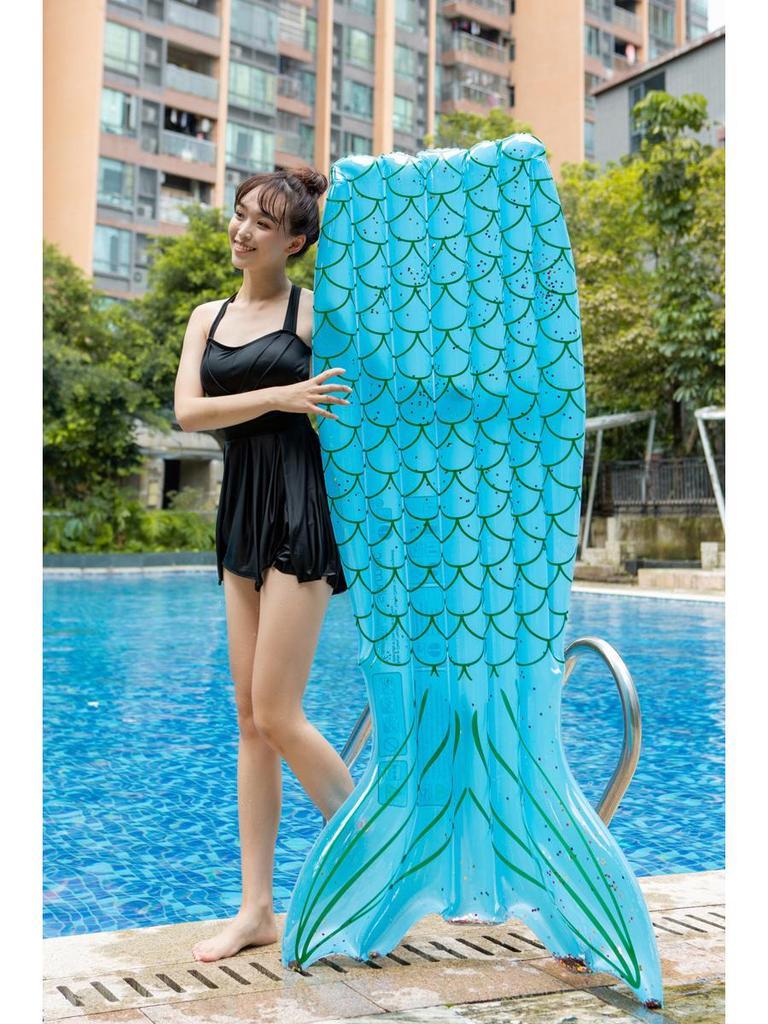 Barevné Jednorožcovo Křídlo Nafukovací Plovoucí Matrace - Zesílená Hračka Plavací Kruh