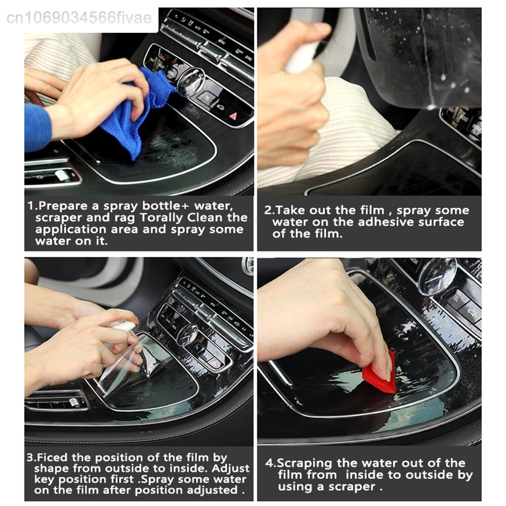 För Genesis GV80/G80 RG3 2020 2021 2022 2023 TPU Genomskinlig Skyddande Navigationsfilm för Interiör Bil