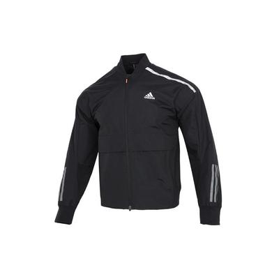Essentials Kurtka dresowa z dzianiny z 3 paskami Męska Odzież wierzchnia Czarna HM5161