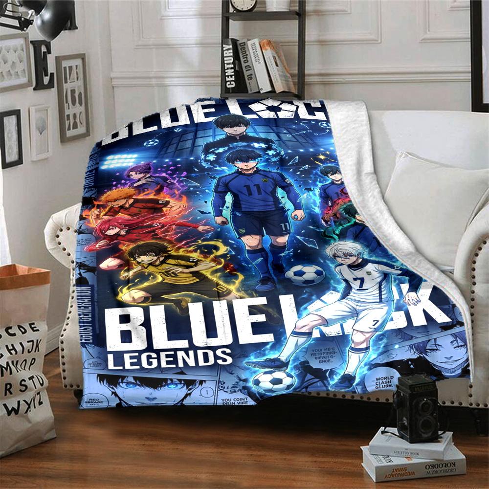 Bluelock Print Flannel Blanket High Quality Warm Comfortable Cover for All Seasons Perfect for Gifts Home Decor