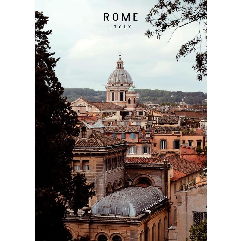 Rome Italy Vatican City Travel Poster Colosseum Ancient Architecture Print Canvas Painting Wall Picture Modern Office Room Decor