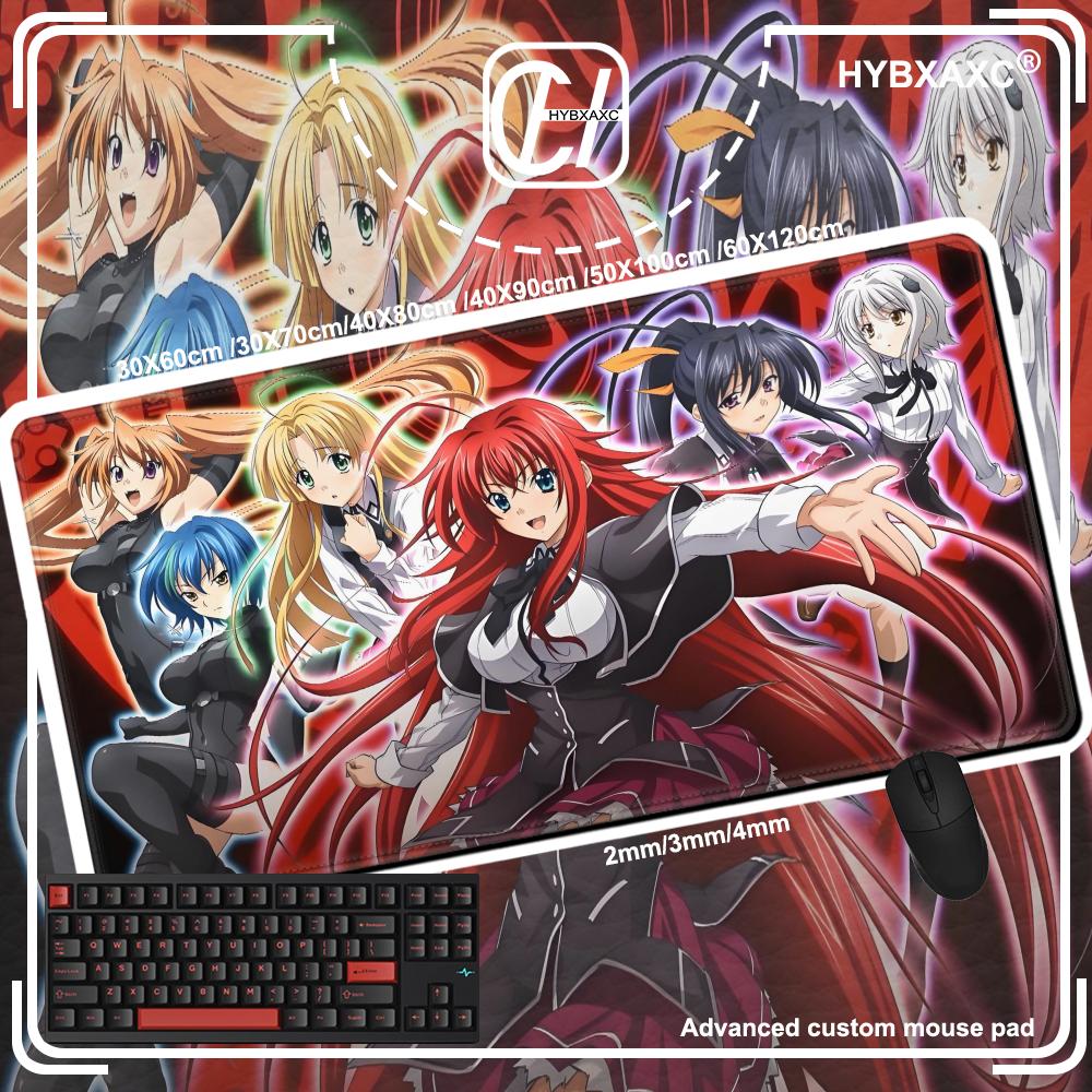 High School DXD Mouse Pad Cute HD Desk Pad Extended Gaming Keyboard Mats Large 90x40cm XXL Gamer Mousepad