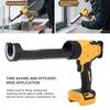 Cordless Caulking Gun Electric 6 Speed Rechargeable Digital Display with LED Light Practical Tool for Filling Sealing Repair