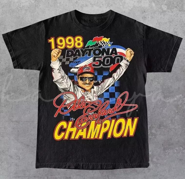 Винтажный Дейл! Унисекс футболка Earnhardt Nascar, Дейл! Унисекс футболка для гонок Nascar с изображением Эрнхардта M