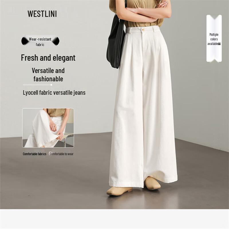 

Xiyu Women s Petite High-Waisted Loose Wide-Leg Casual Pants 28