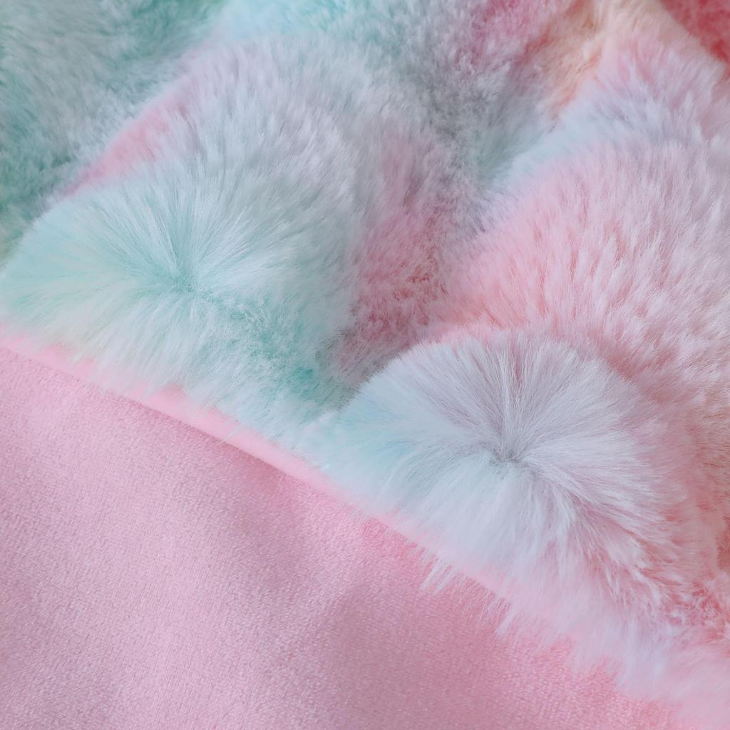 Thickened Warm Tie Dyed Blanket