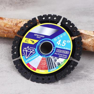 115mm Metal Kesme Elmas Bıçakları Açılı Taşlama Makinesi Kesme Diski Taşlama Tekerleği Çelik Beton Taş Mermer Kesme İçin Alet