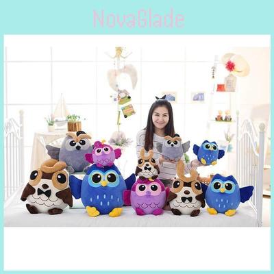 Adorable Home Decor Owl Stuffed Doll Perfect As A Throw Pillow Or Sofa Cushion