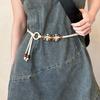 PU Leather Bohemian Style Waist Chain Waistband Weave Belt Vintage Ethnic Style Belt  Female/Girls
