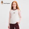 Hush Puppies Girls' Raglan Sleeve Base Layer T-Shirt