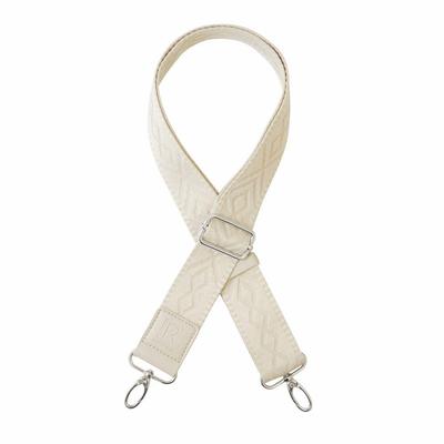 Rootote Women's 3.8cm Wide Shoulder Strap for Shoulder Bags (Sold Separately) RTGOPSTRAPpattern38A 0189 (01 Ivory)