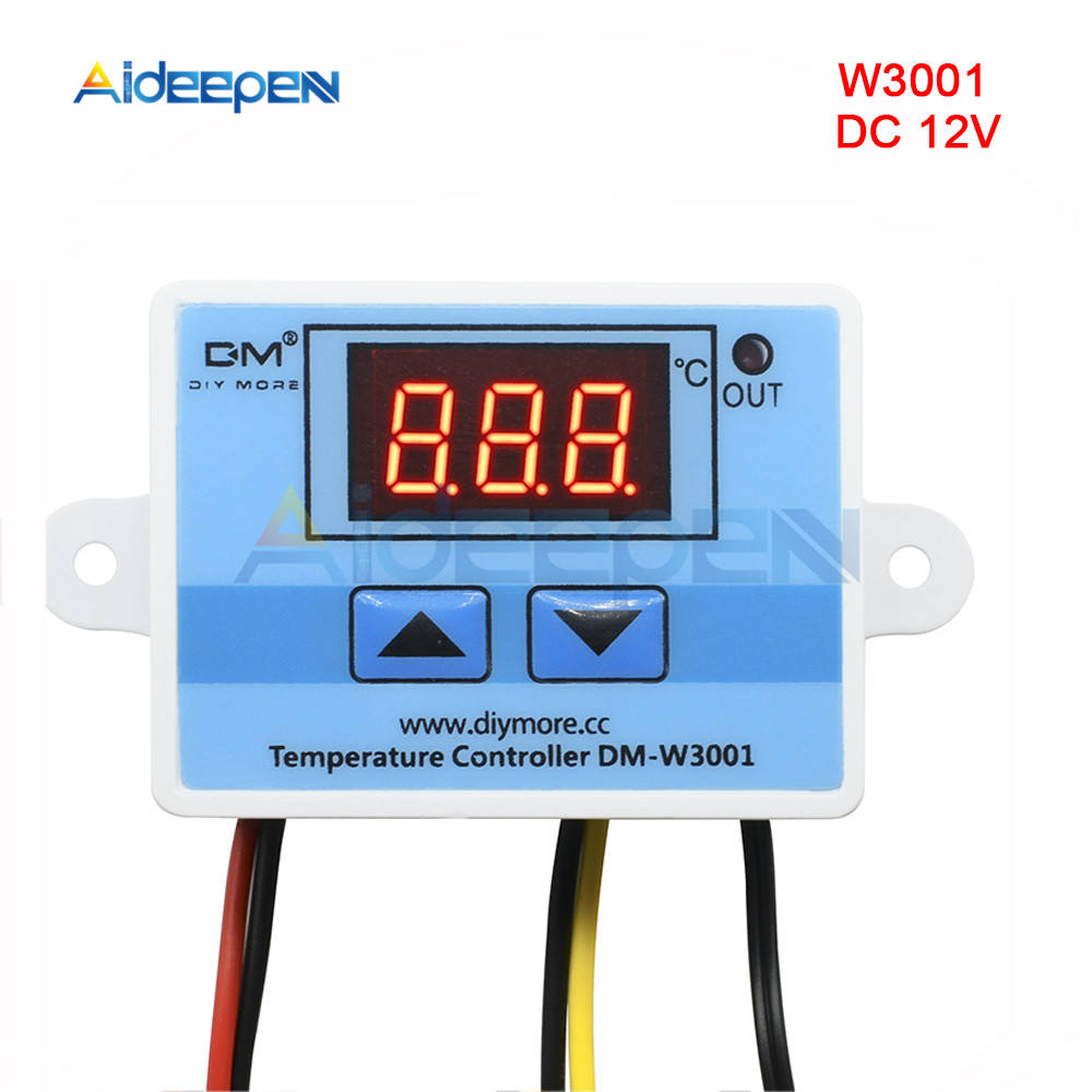

W3001 W3002 W3230 Светодиодный цифровой термостат Контроллер температуры AC 110V-220V DC12V 24V Терморегулятор Управление нагревом и охлаждением