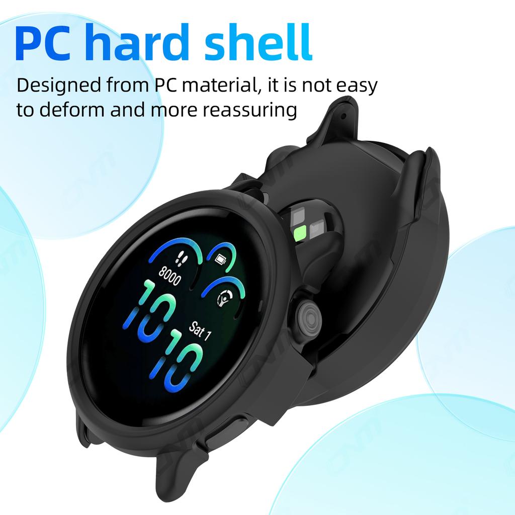 PC Hard Case for Garmin Vivoactive 6, Shockproof Bumper Shell Protective Cover for Garmin Vivo Active 6 Smartwatch Accessories