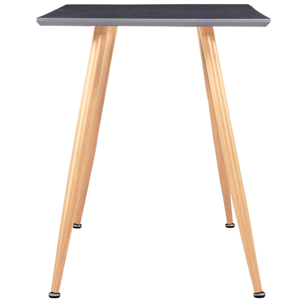 Dining Table Grey and Oak Coloured 120*60*74 cm MDF