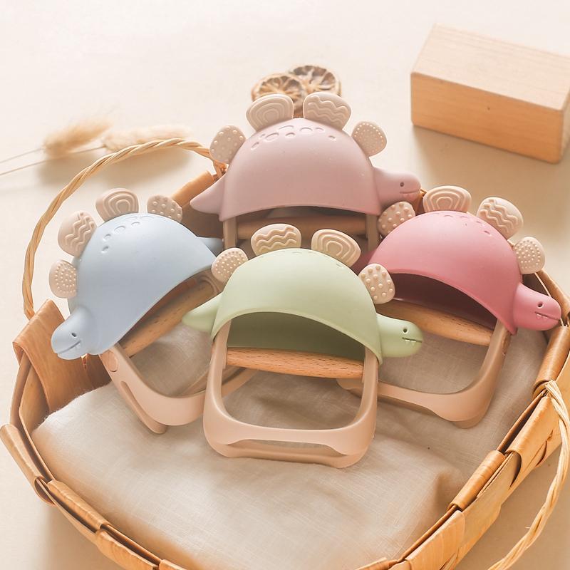 Baby Teether Gloves Pacifier Kids Teething Silicone Newborn Dental Care Gums Anti Eating Hand Molar Stick Baby Accessories